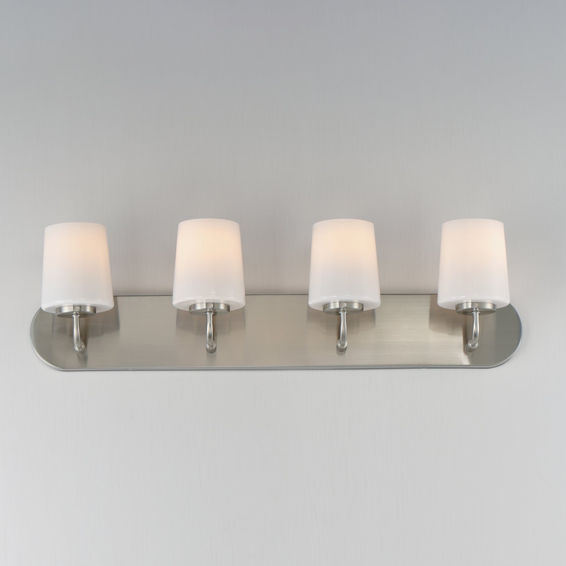Durham 4-Light Strip Bath Vanity Satin Nickel by Maxim Lighting