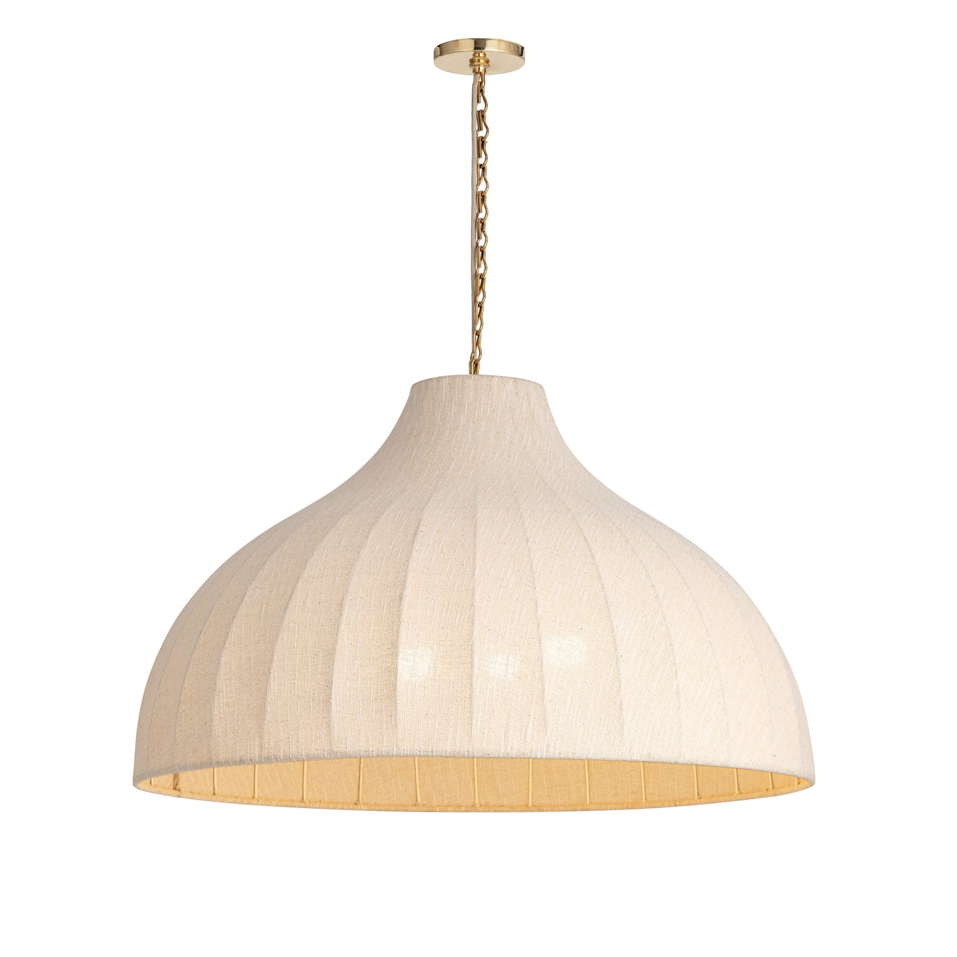 Hearthveil Pendant Natural Aged Brass by Maxim Lighting