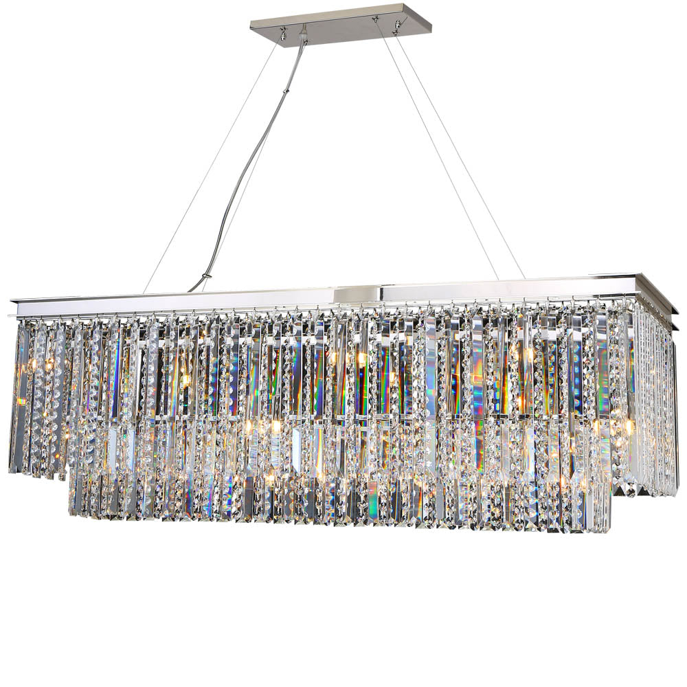 Carousel Chandelier 25-Light in Chrome 1342CH by StarFire Crystal