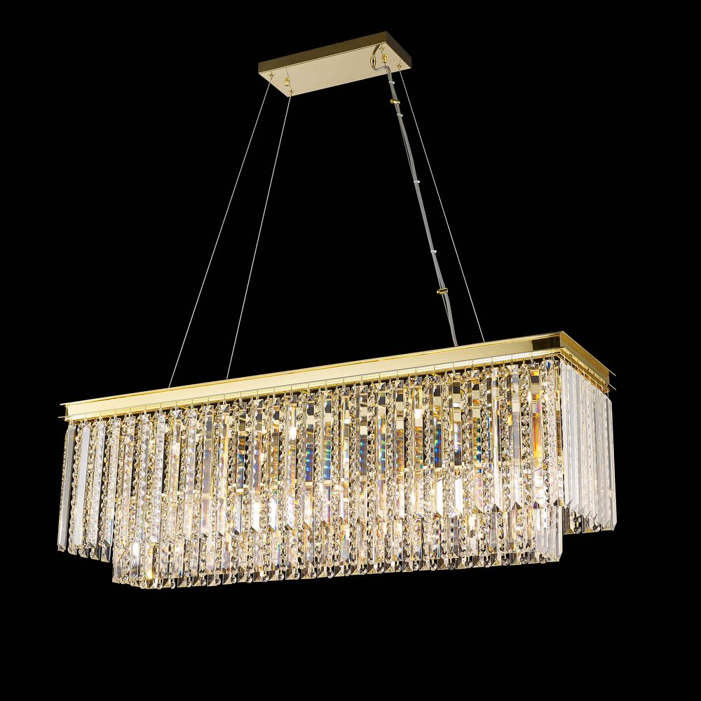Carousel Chandelier 25-Light in Antique Brass 1342AB by StarFire Crystal