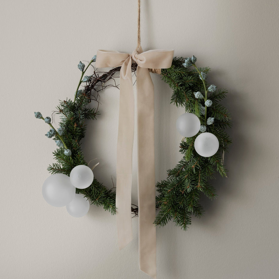 blomus Juhla Matte Glass Ornament Midnight Plum Set of 4