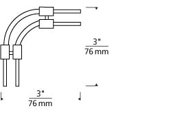Visual Comfort Monorail Flexible Vertical Connectors Antique Bronze