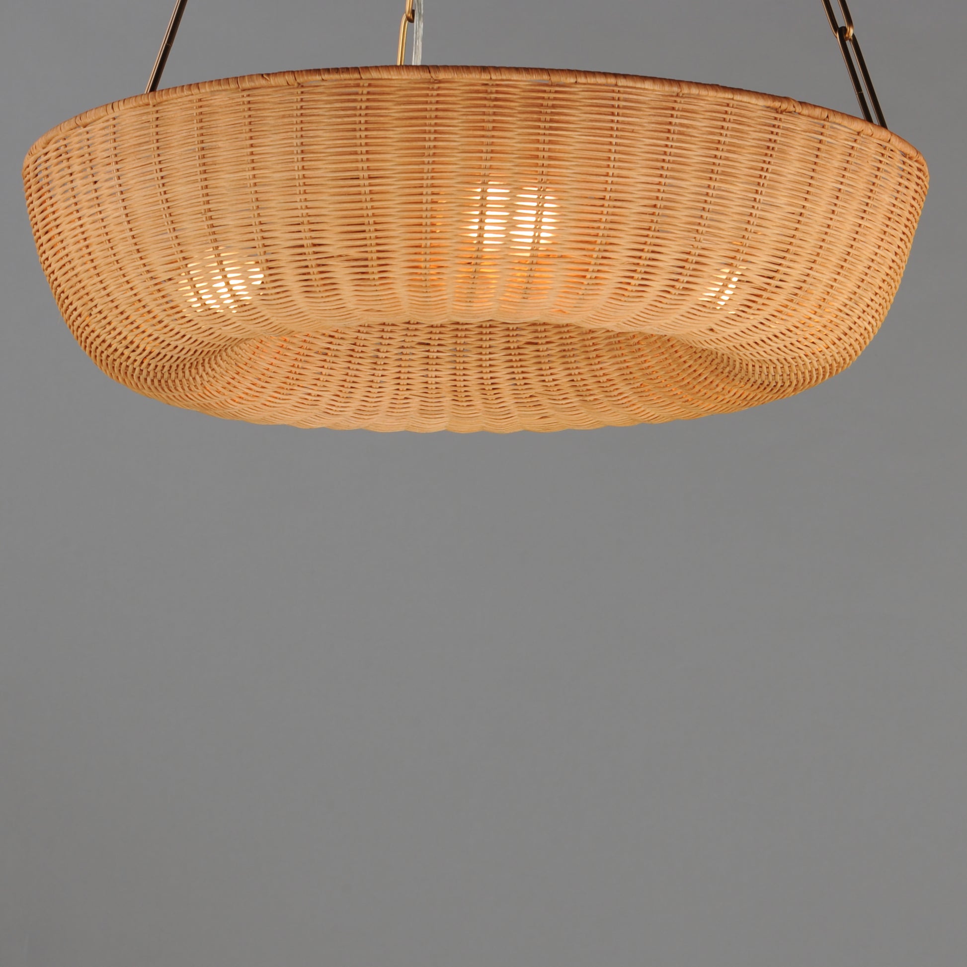 Bower 24" Pendant Natural Aged Brass by Maxim Lighting