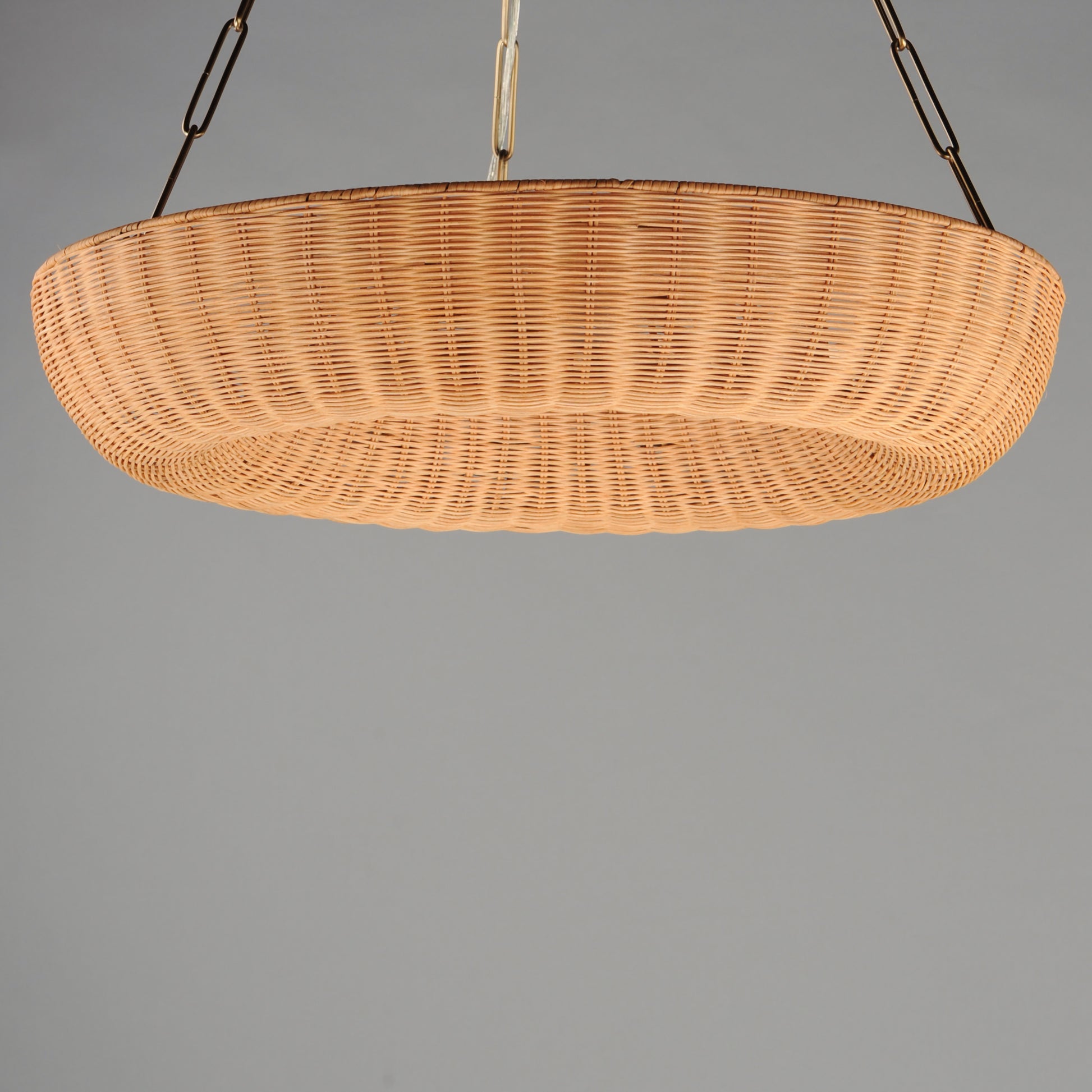 Bower 30" Pendant Natural Aged Brass by Maxim Lighting