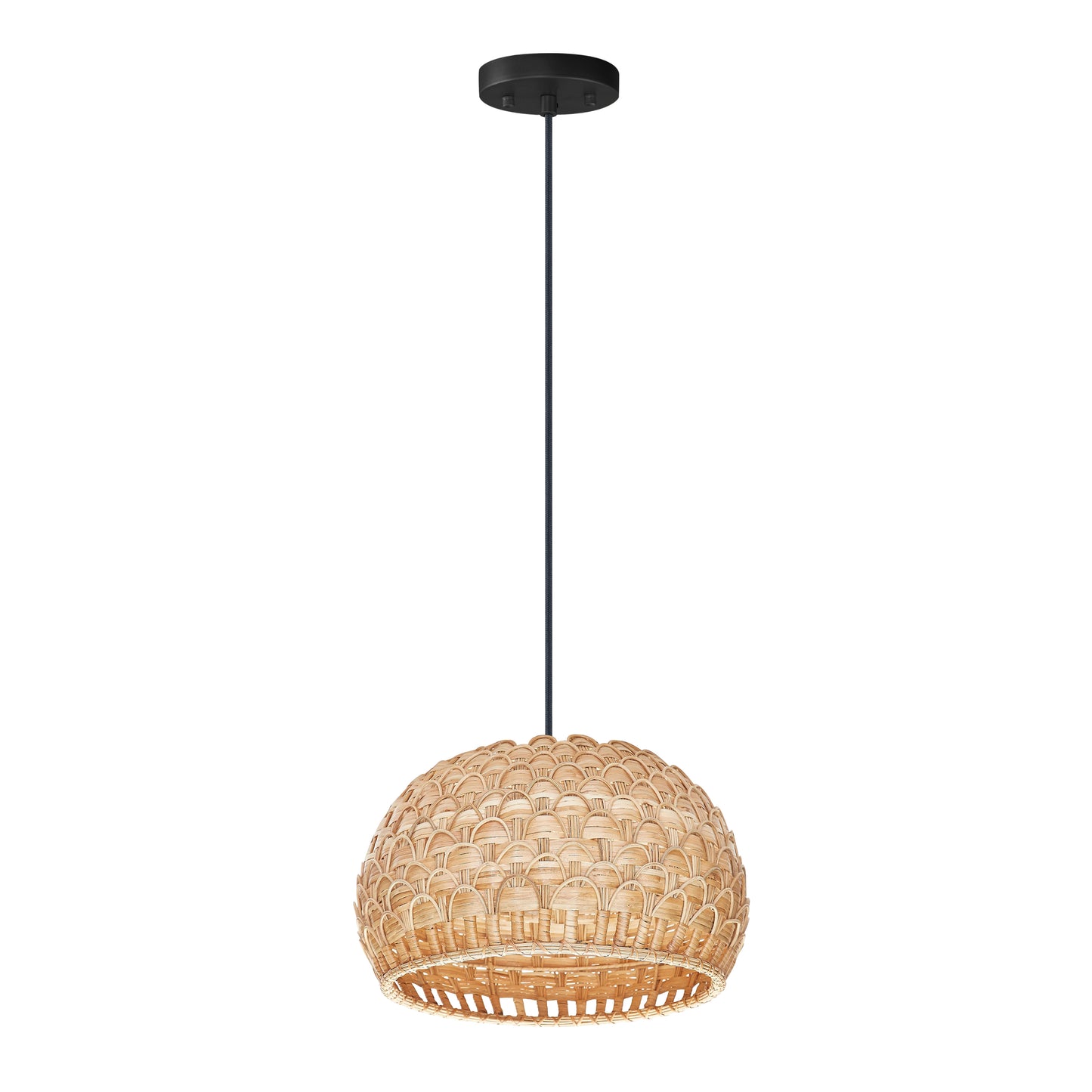 Tahiti 14" Pendant Black by Maxim Lighting