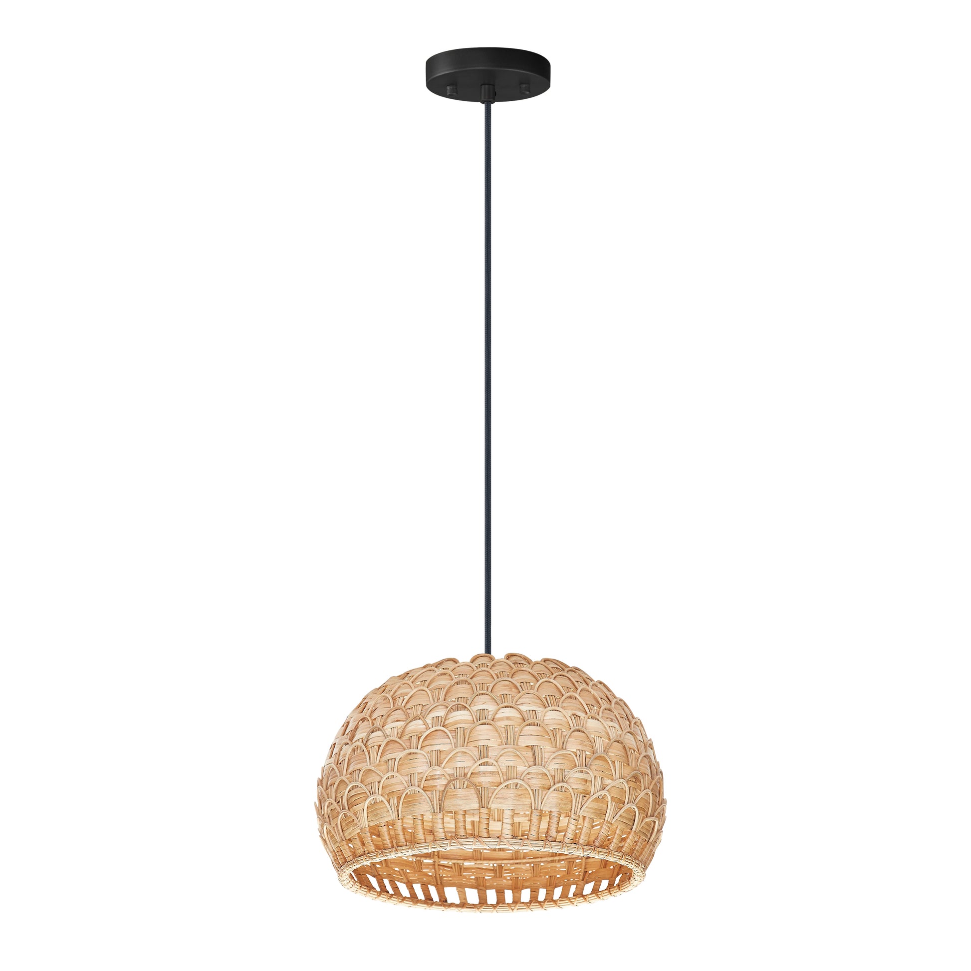 Tahiti 14" Pendant Black by Maxim Lighting