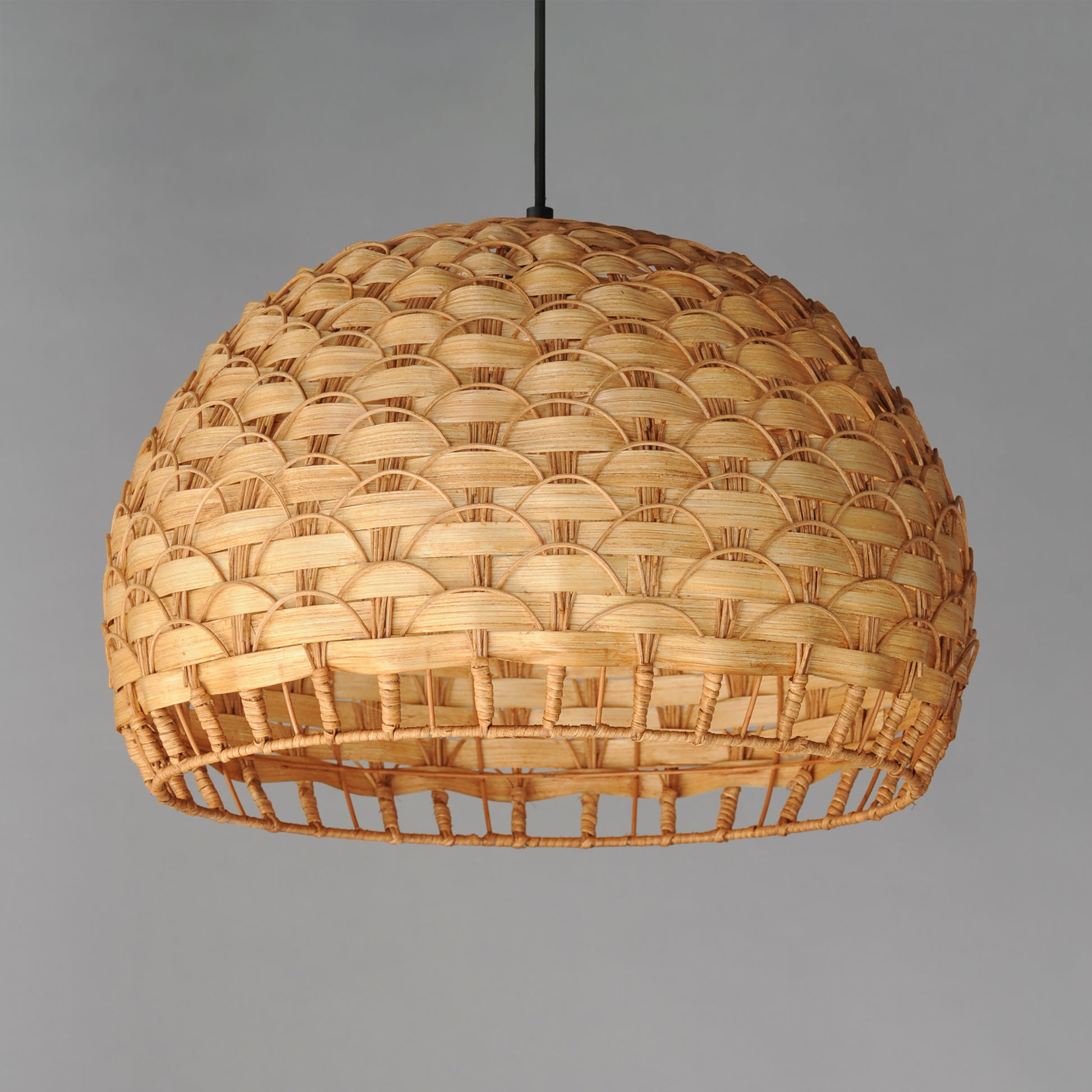 Tahiti 20" Pendant Black by Maxim Lighting