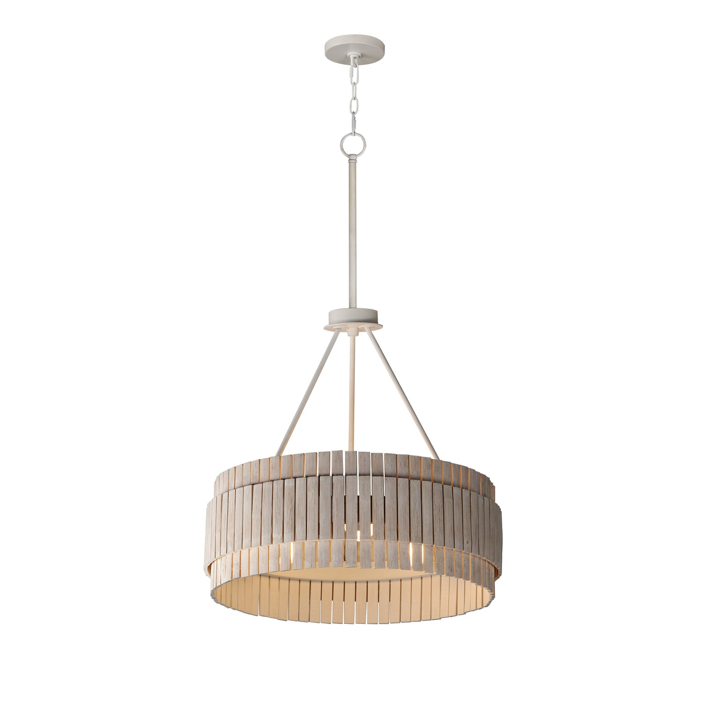 Satori 3-Light Chandelier Ecru by Maxim Lighting