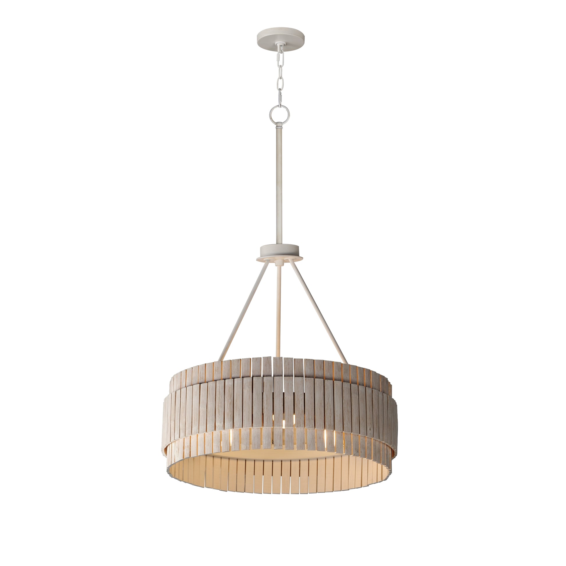 Satori 3-Light Chandelier Ecru by Maxim Lighting