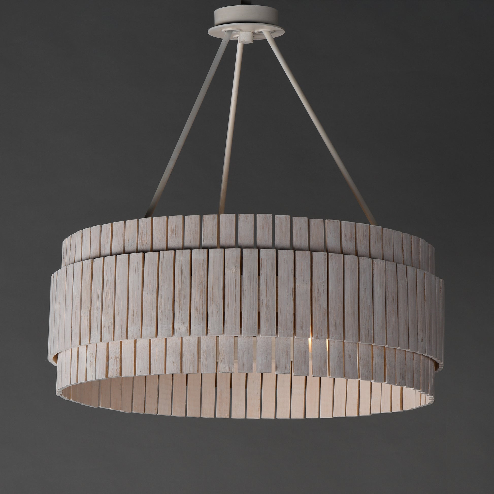 Satori 3-Light Chandelier Ecru by Maxim Lighting