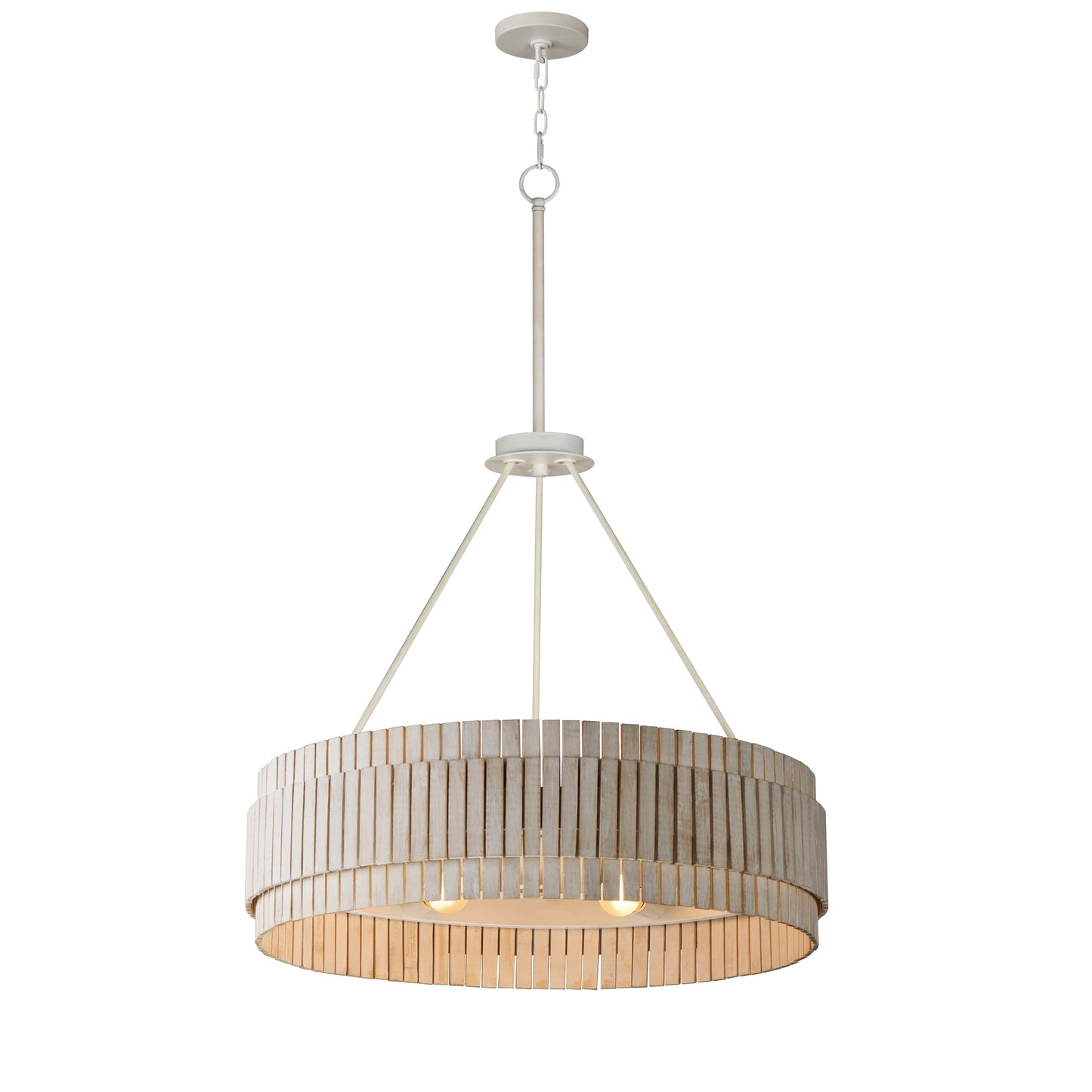 Satori 6-Light Chandelier Ecru by Maxim Lighting