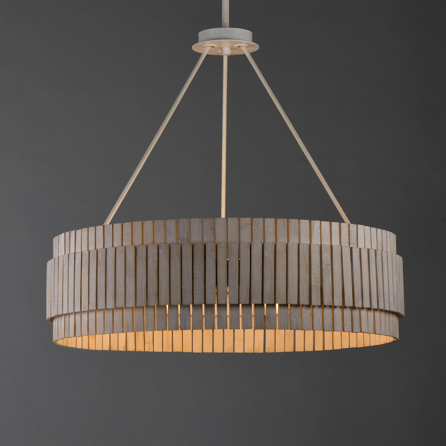 Satori 6-Light Chandelier Ecru by Maxim Lighting