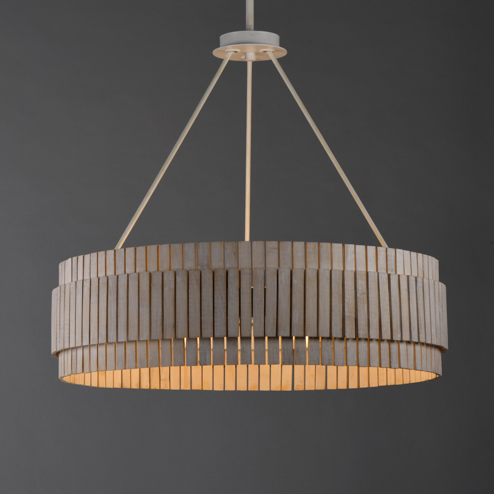 Satori 6-Light Chandelier Ecru by Maxim Lighting