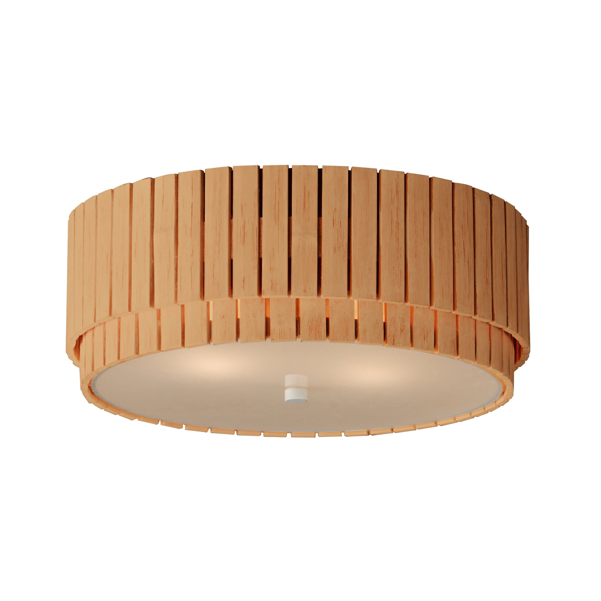 Satori 2-Light Flush Mount Natural Aged Brass by Maxim Lighting