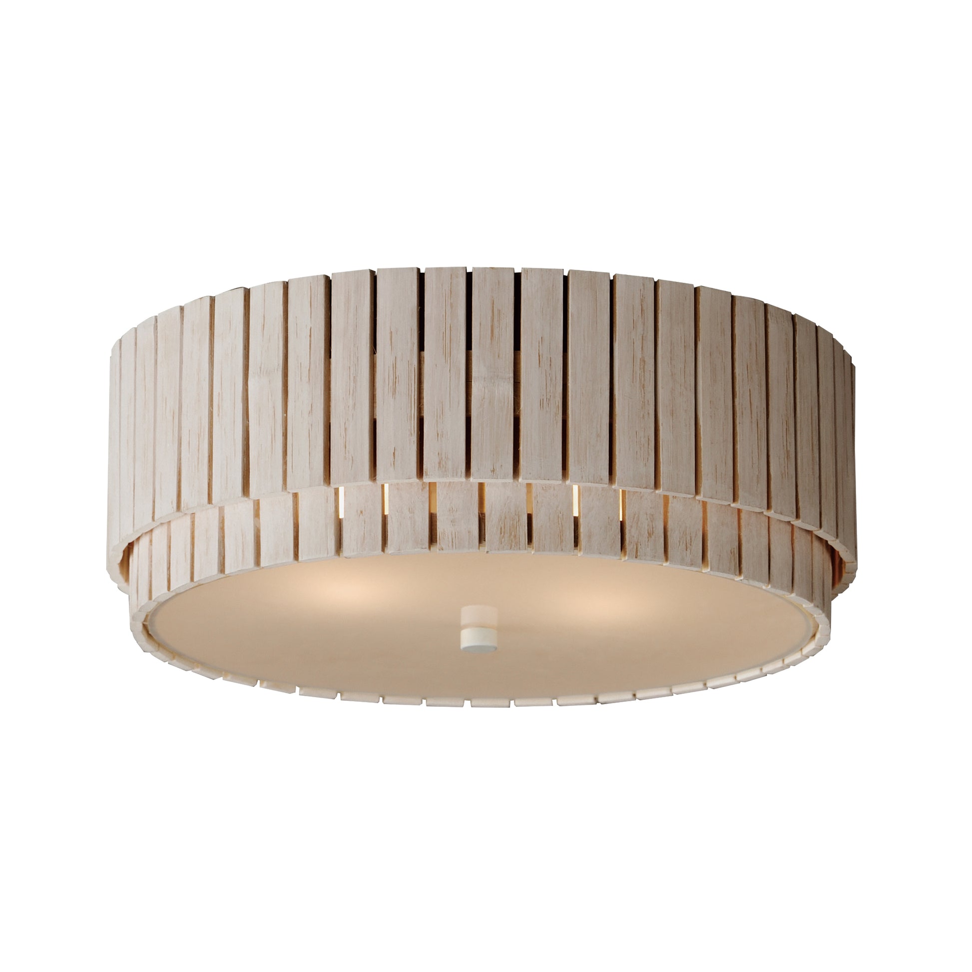Satori 2-Light Flush Mount Ecru by Maxim Lighting
