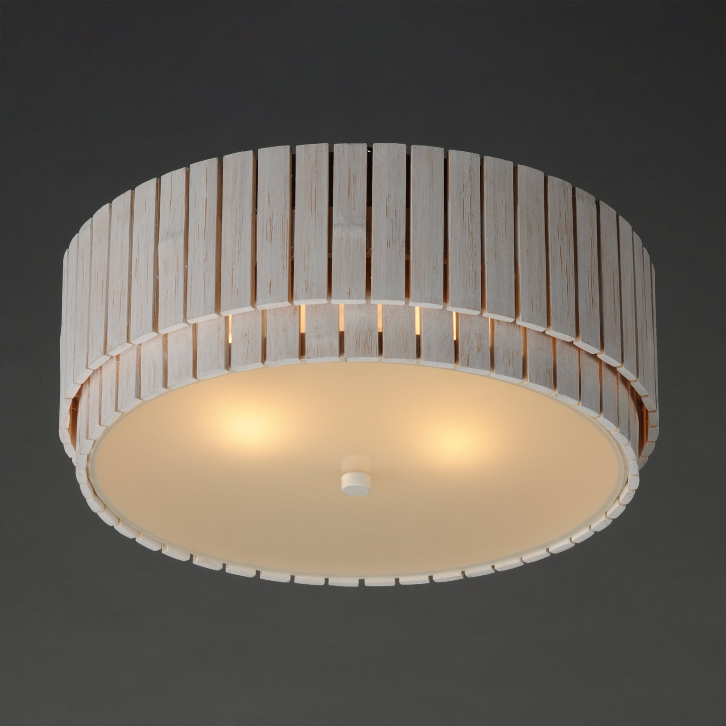 Satori 2-Light Flush Mount Ecru by Maxim Lighting