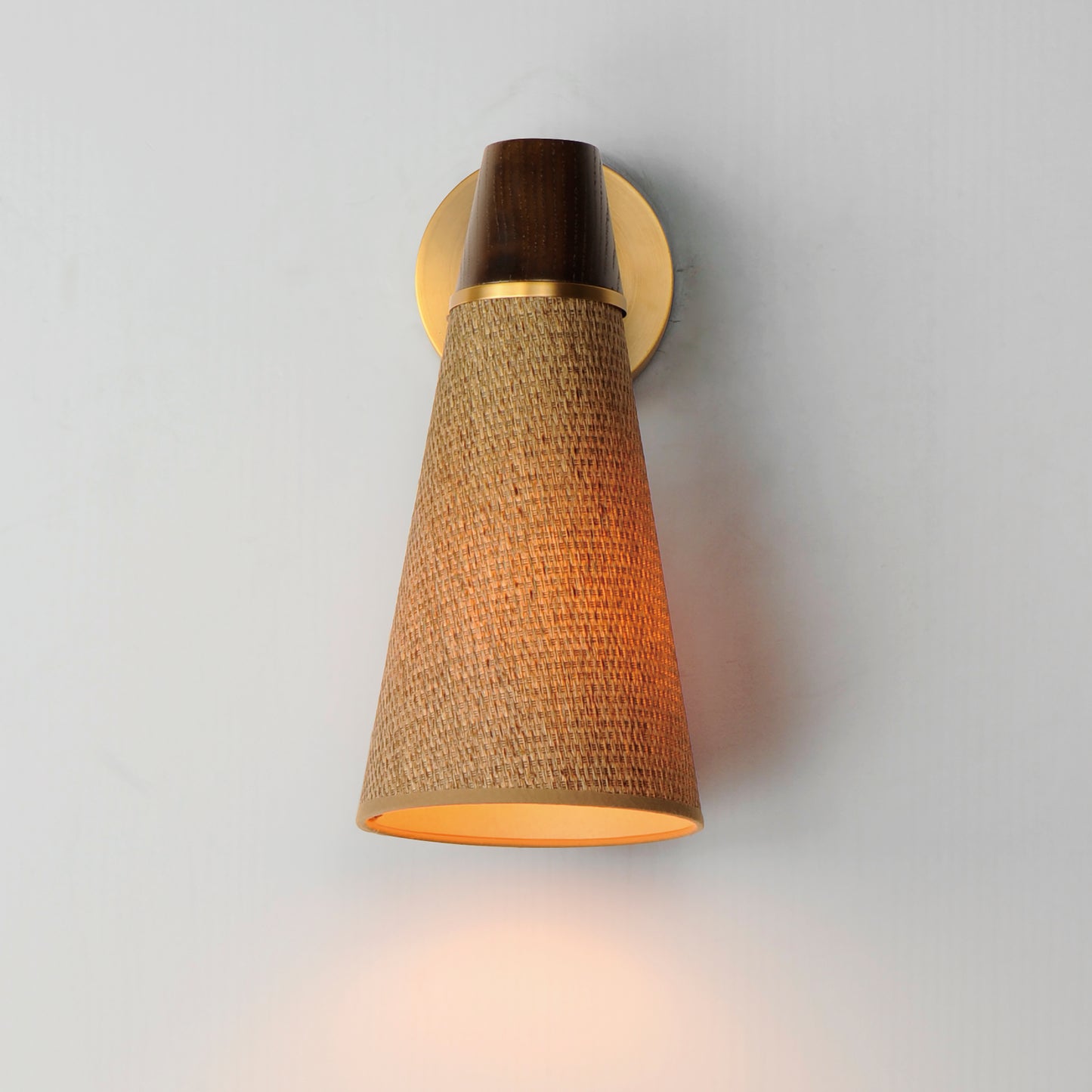 Sumatra Sconce Natural Aged Brass by Maxim Lighting