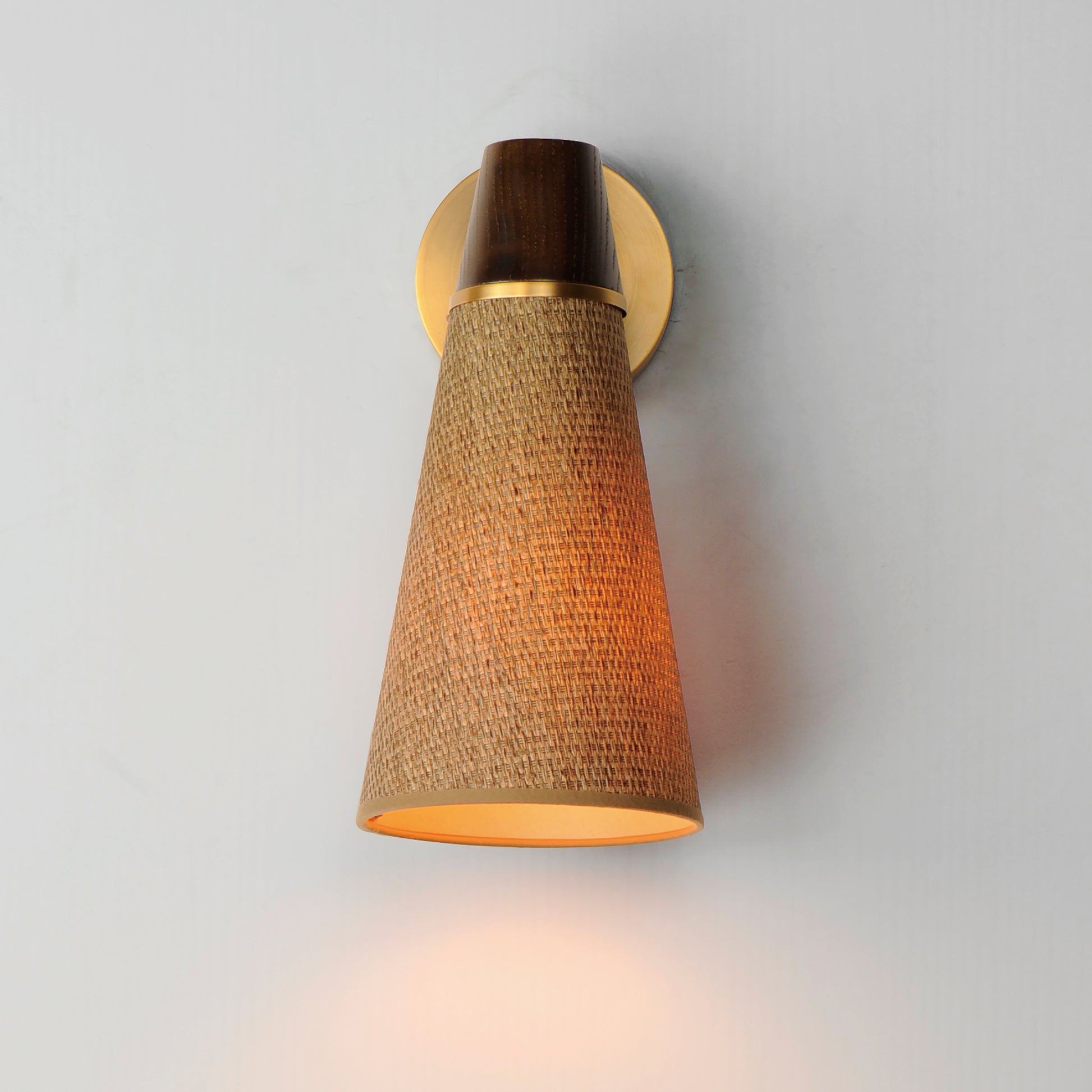 Sumatra Sconce Natural Aged Brass by Maxim Lighting