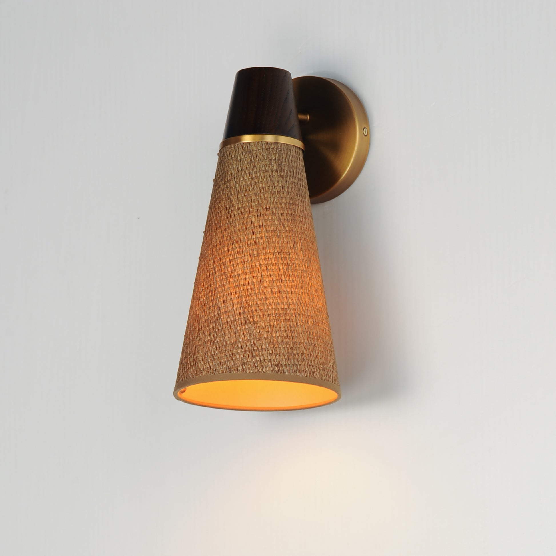 Sumatra Sconce Natural Aged Brass by Maxim Lighting