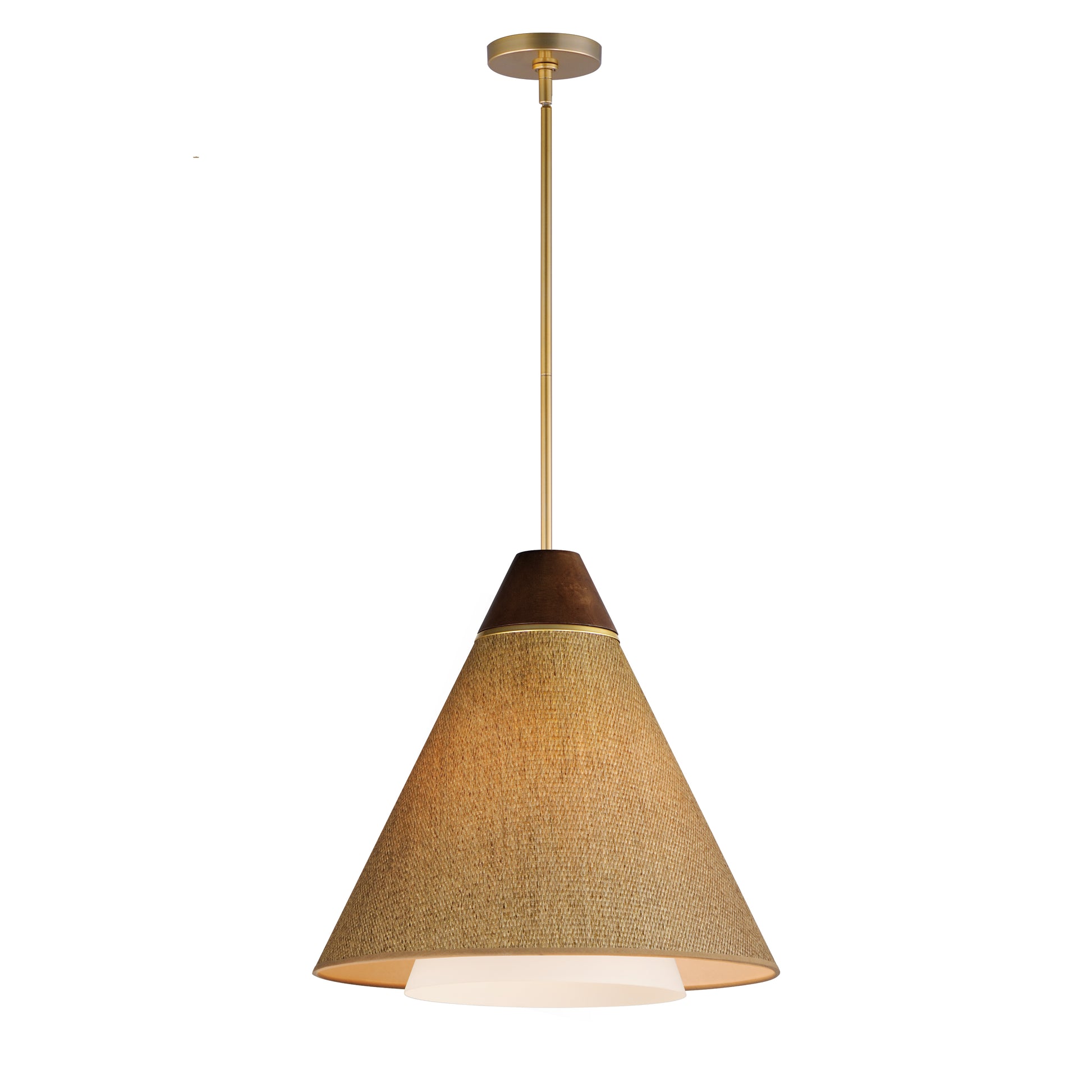Sumatra 20" Pendant Natural Aged Brass by Maxim Lighting