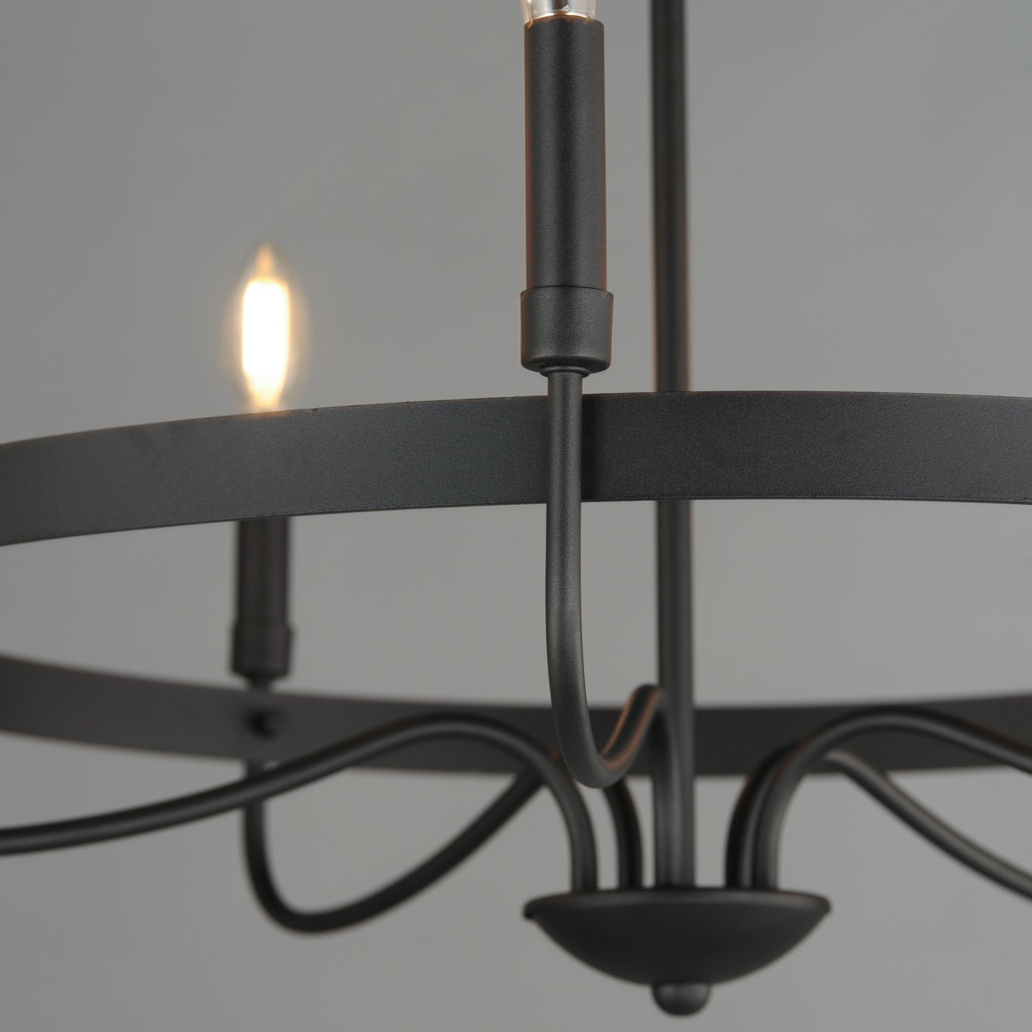 Frankie 5-Light Chandelier Black by Maxim Lighting