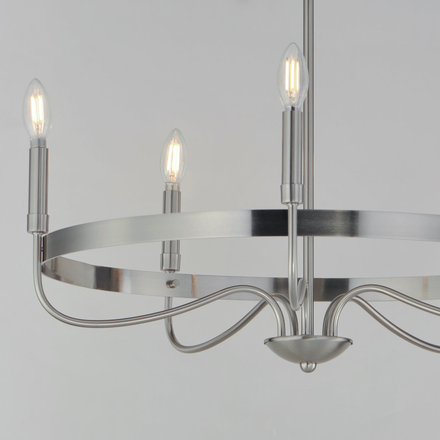 Frankie 5-Light Chandelier Satin Nickel by Maxim Lighting