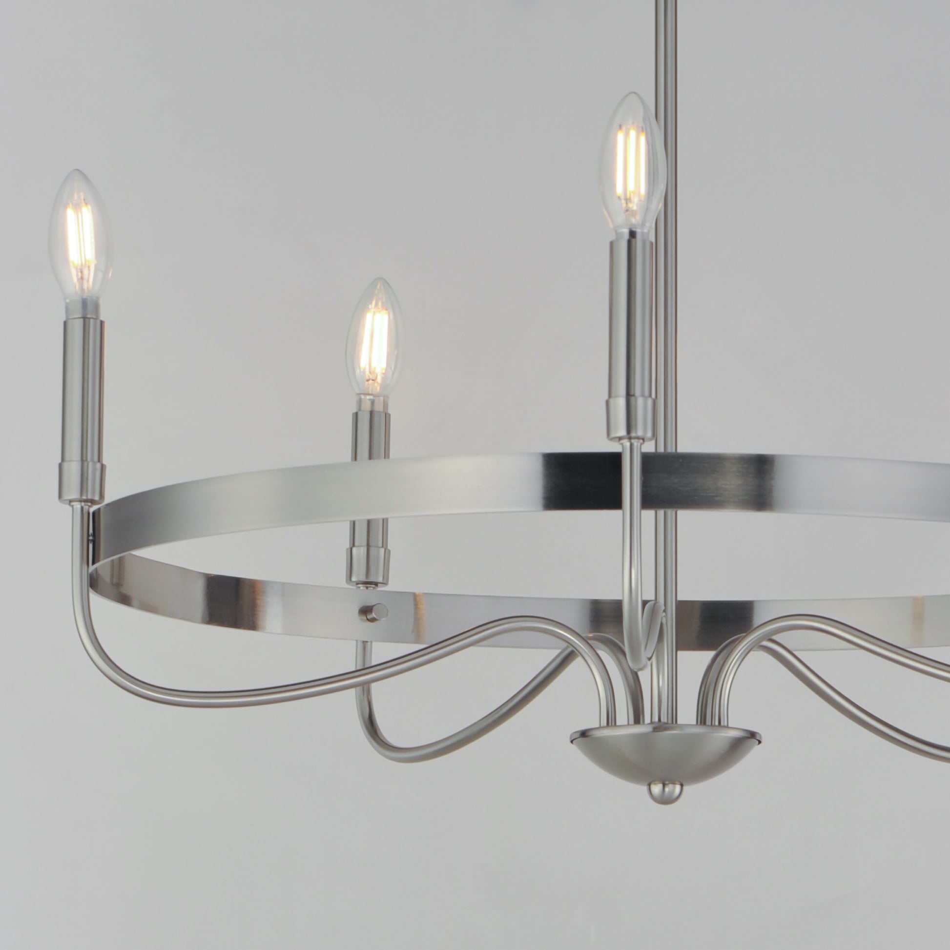 Frankie 5-Light Chandelier Satin Nickel by Maxim Lighting