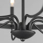 Frankie 8-Light Chandelier Black by Maxim Lighting