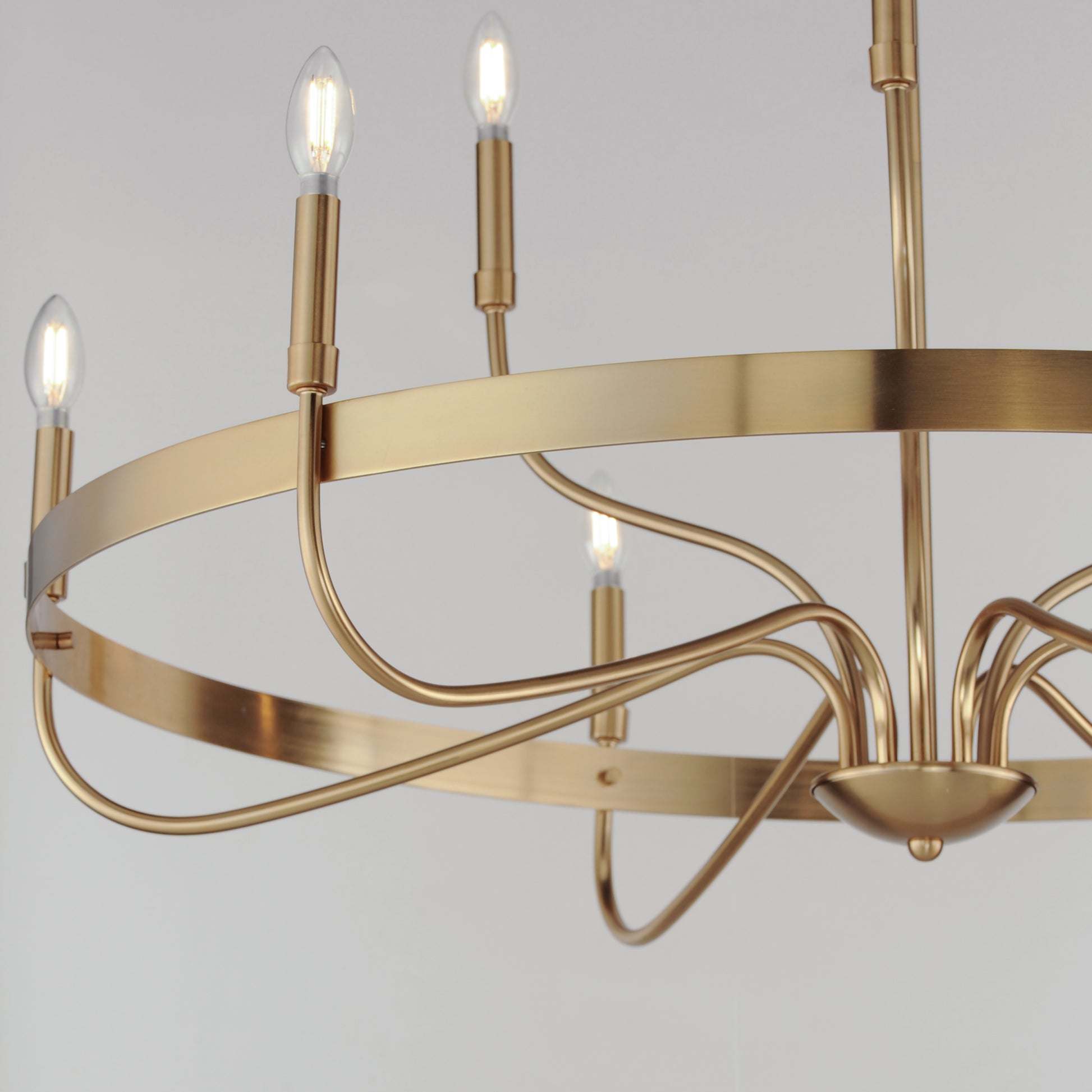 Frankie 9-Light Chandelier Heritage by Maxim Lighting