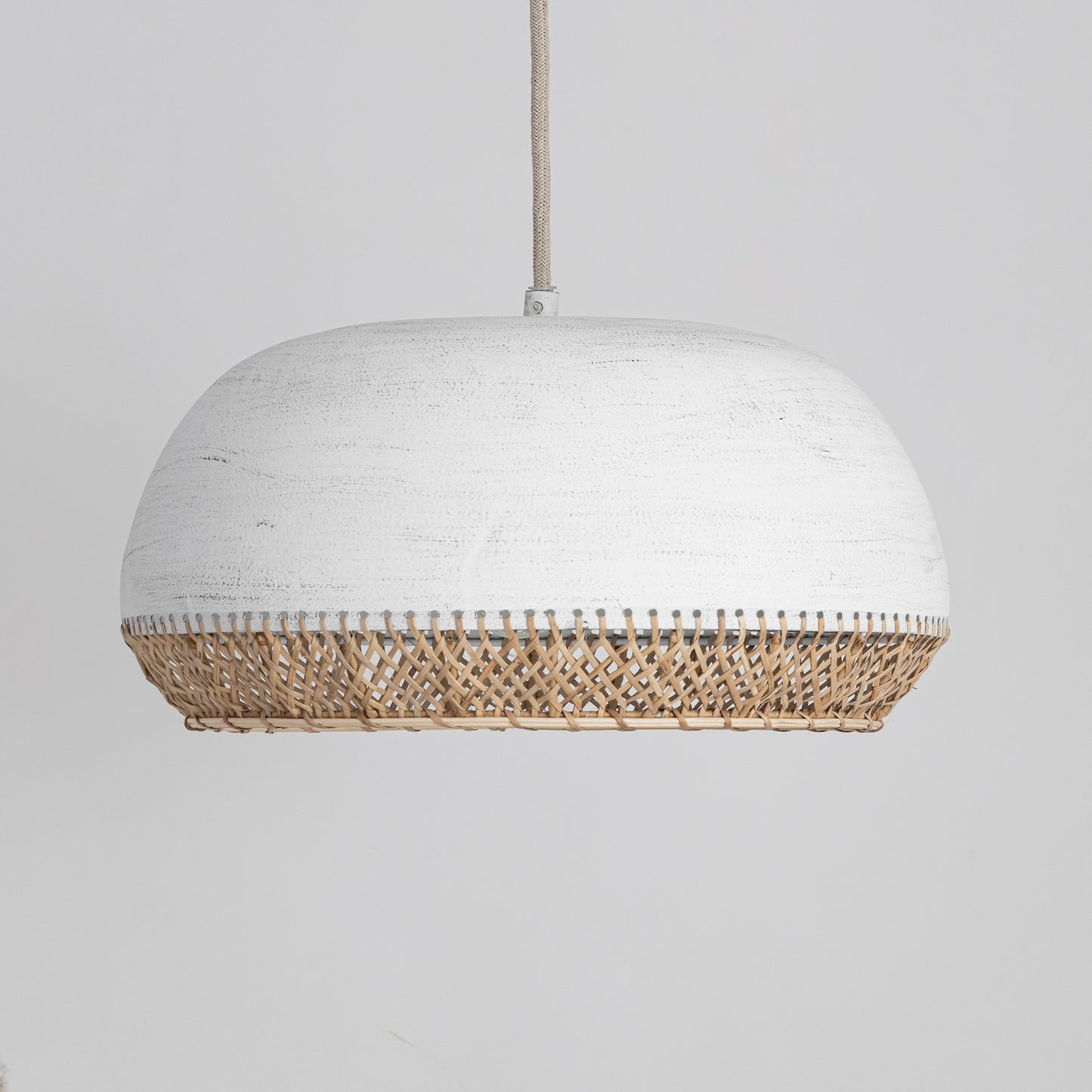 Tamba Large Pendant Ivory by Maxim Lighting