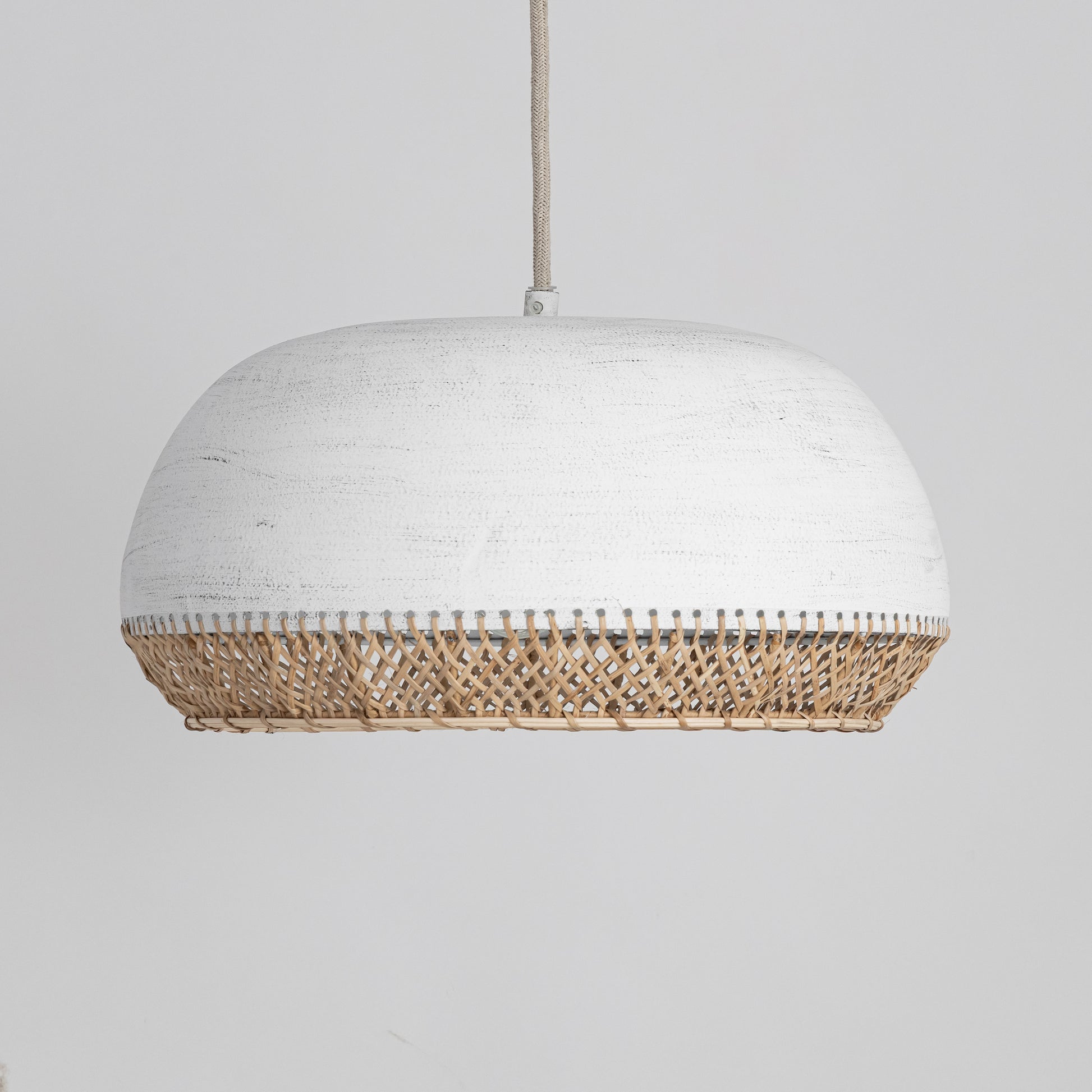 Tamba Large Pendant Ivory by Maxim Lighting