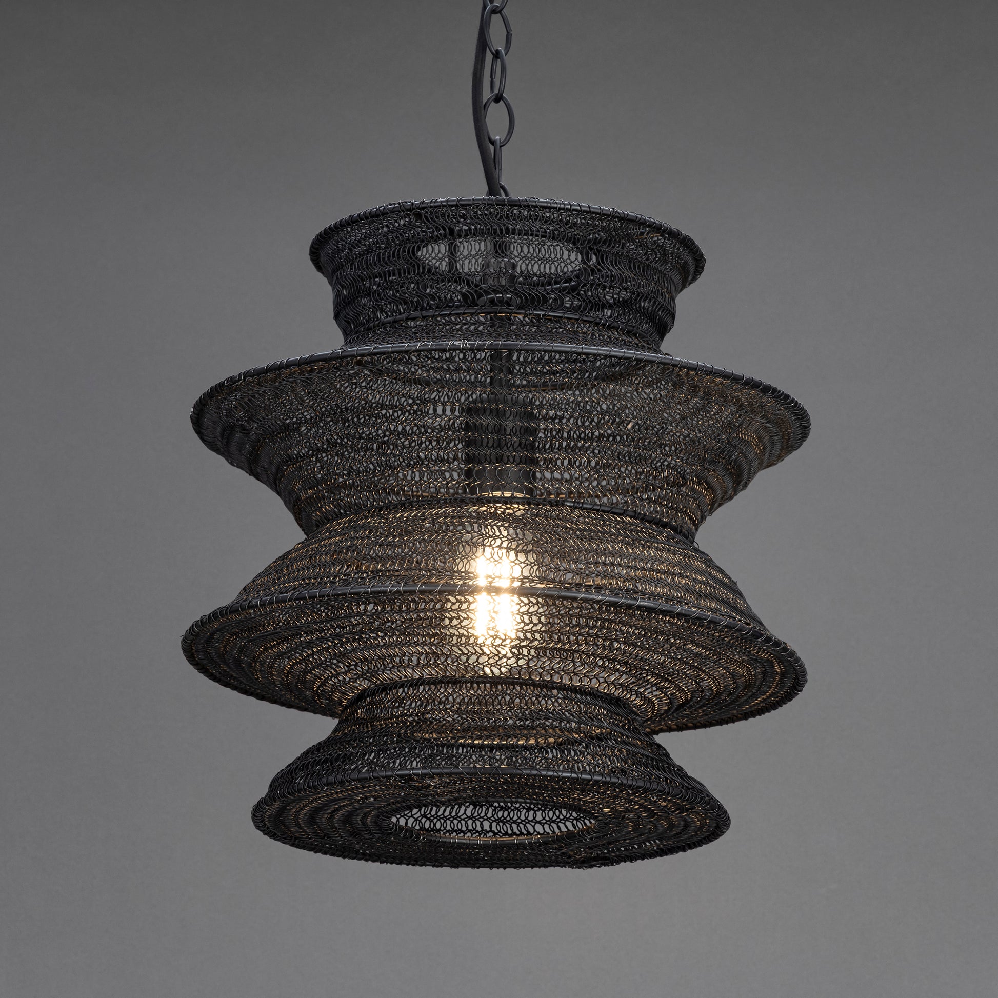 Krabi Pendant Black by Maxim Lighting