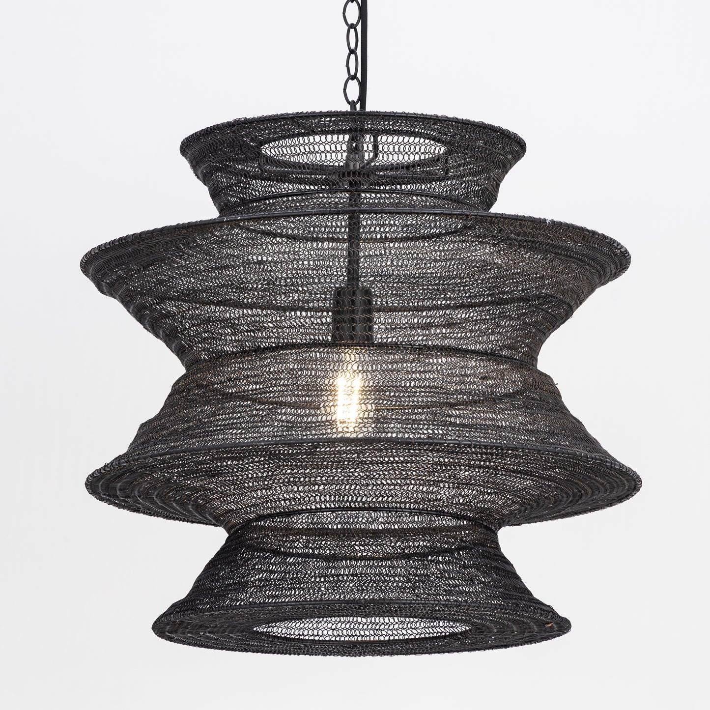 Krabi Large Pendant Black by Maxim Lighting