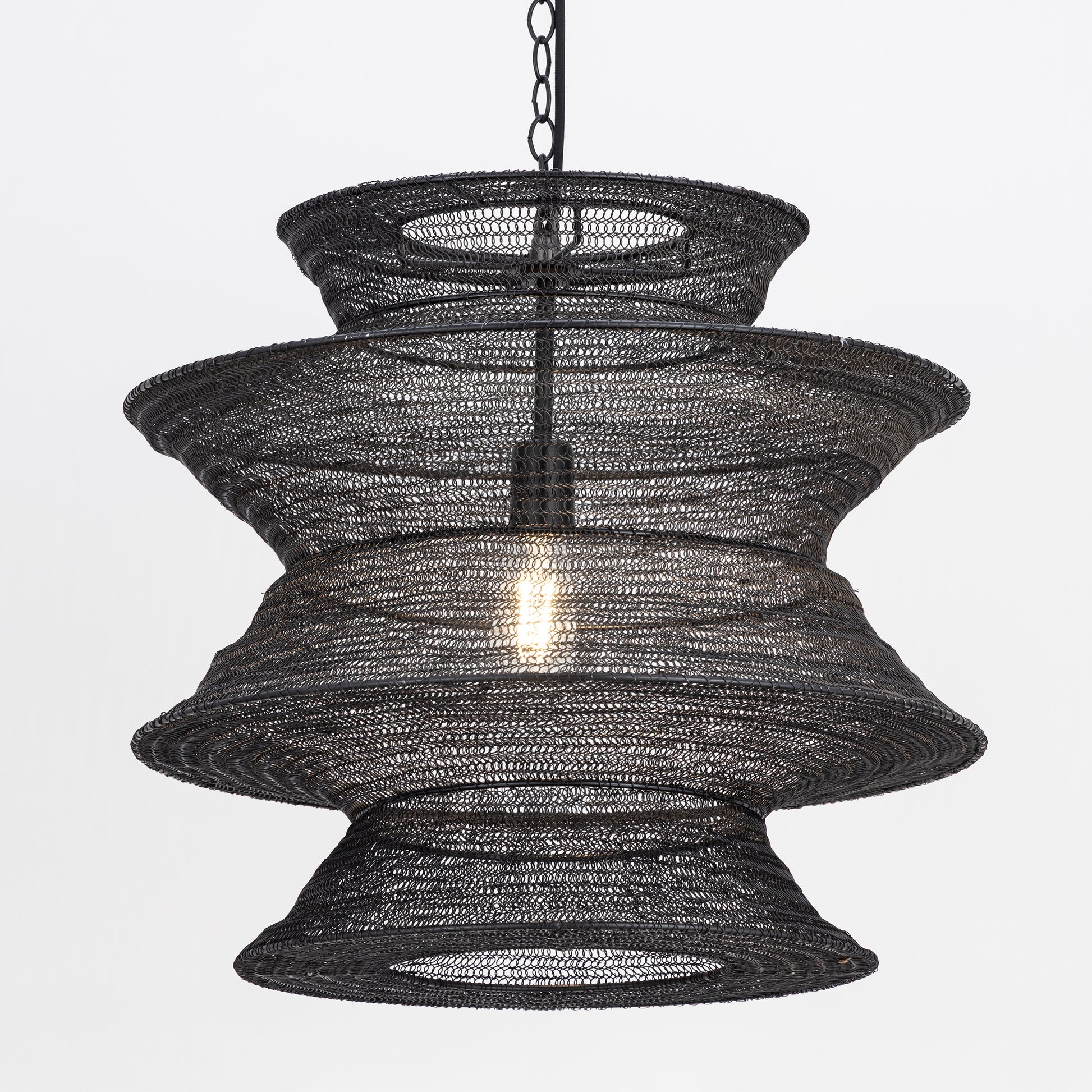 Krabi Large Pendant Black by Maxim Lighting