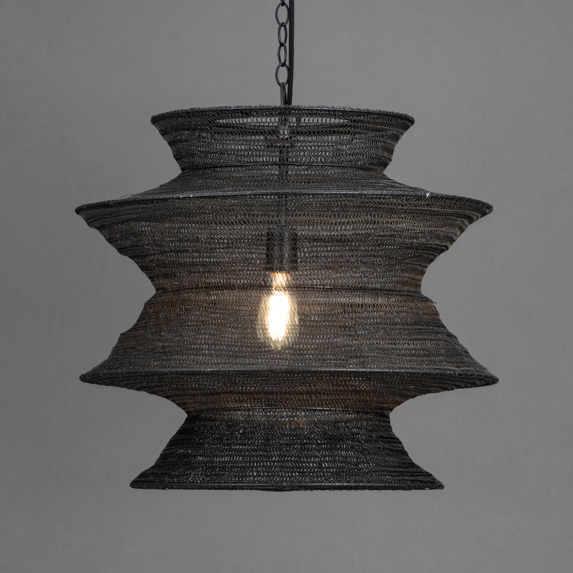 Krabi Large Pendant Black by Maxim Lighting
