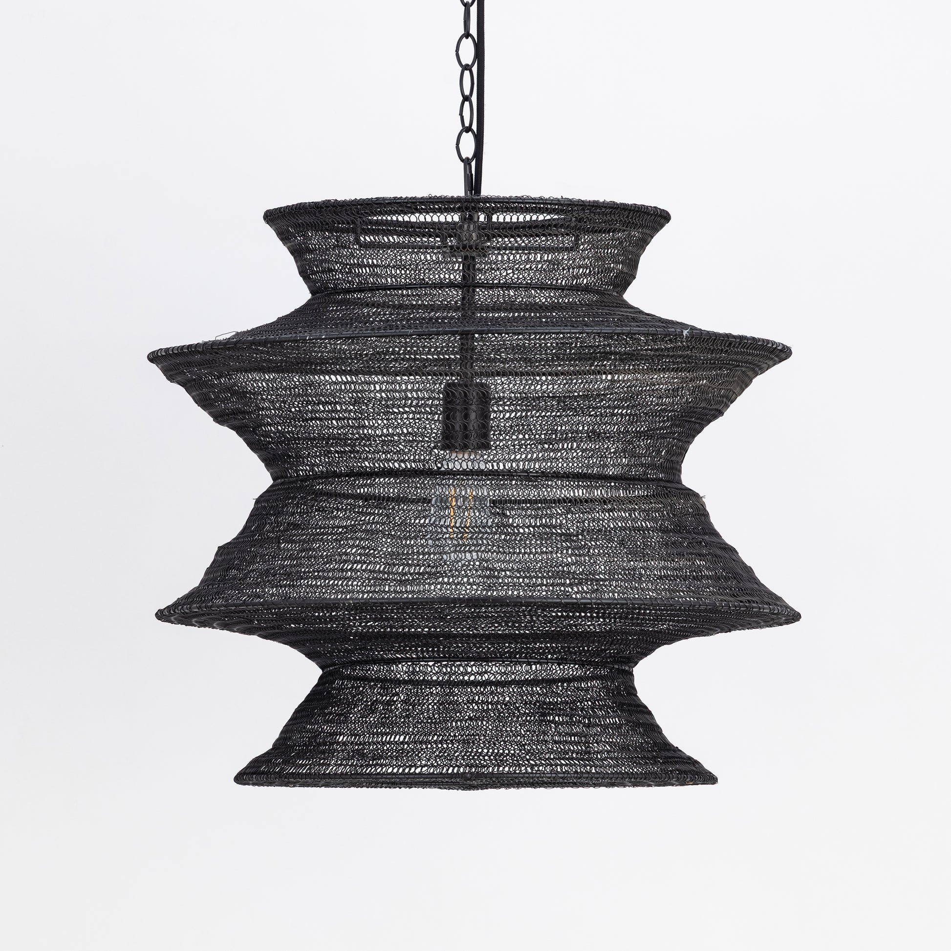Krabi Large Pendant Black by Maxim Lighting