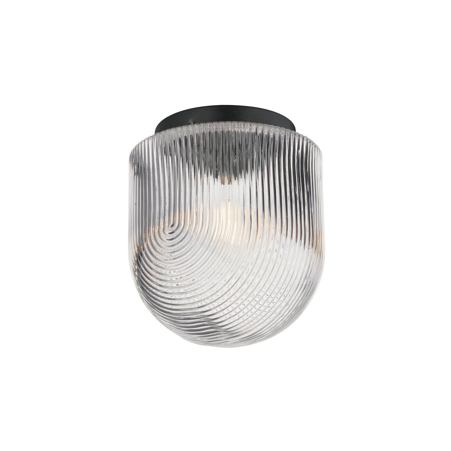 Dune 9" Flush Mount Black by Maxim Lighting