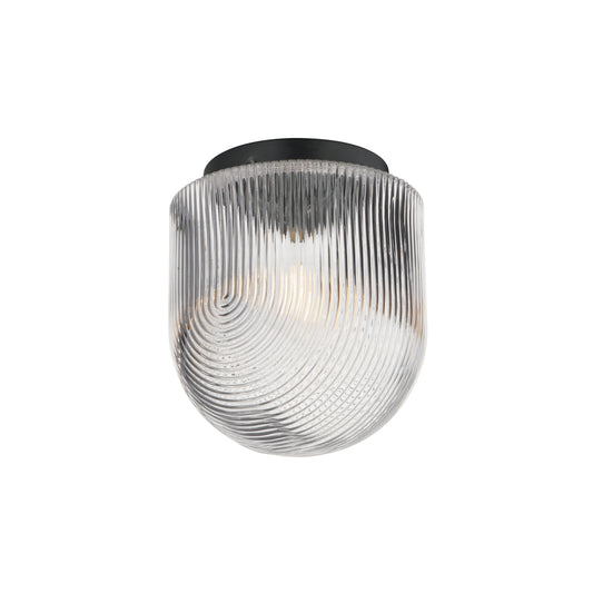 Dune 9" Flush Mount Black by Maxim Lighting
