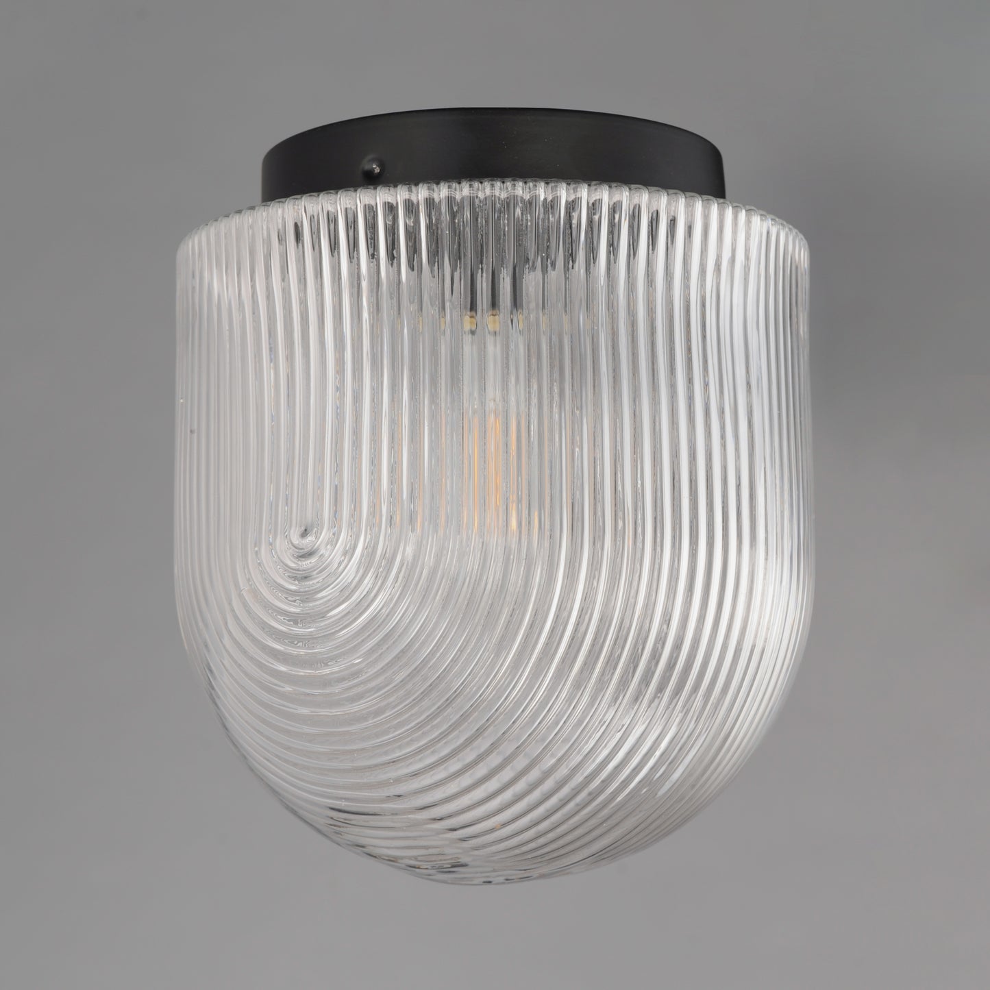 Dune 9" Flush Mount Black by Maxim Lighting
