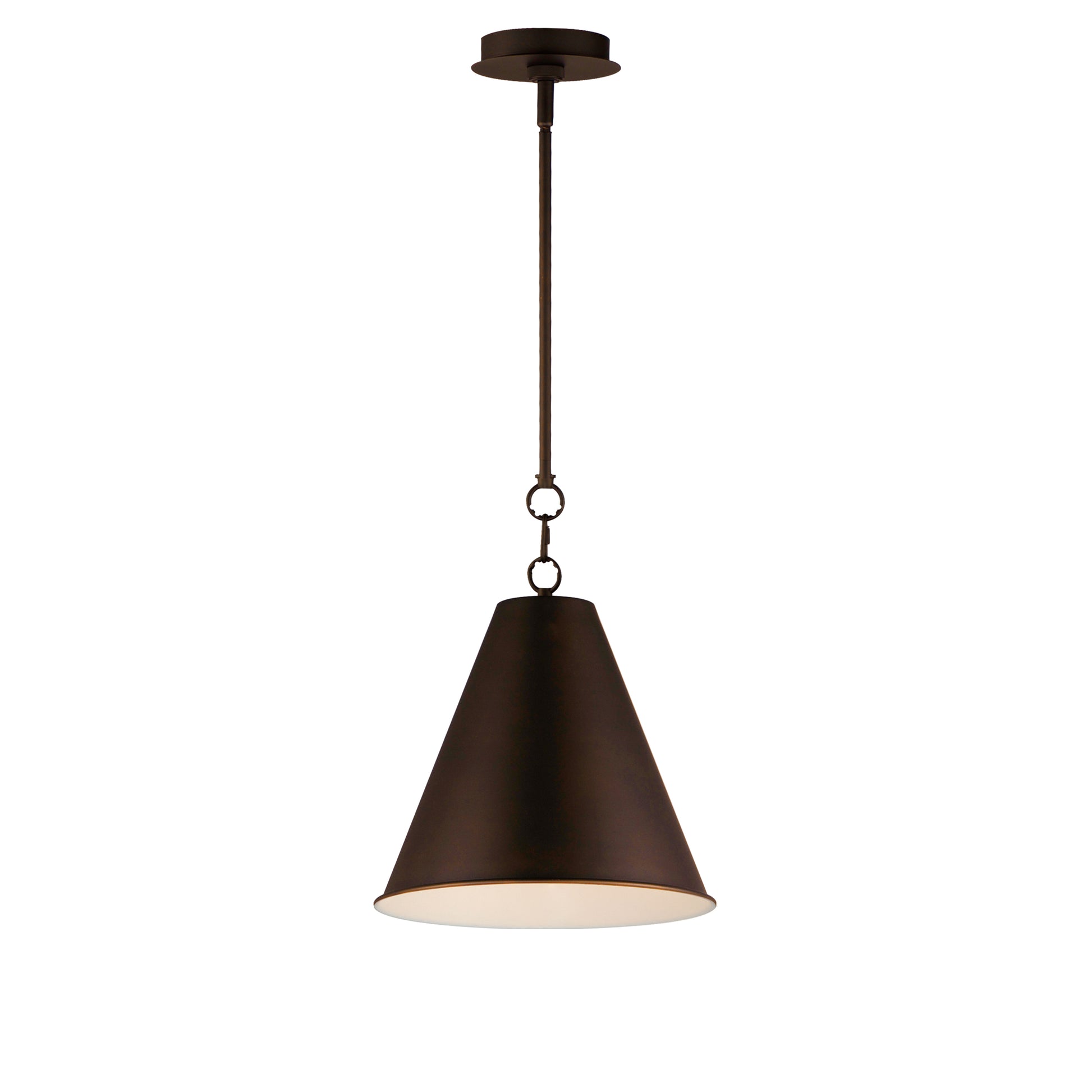 Veritas 12" Pendant Chestnut Bronze by Maxim Lighting