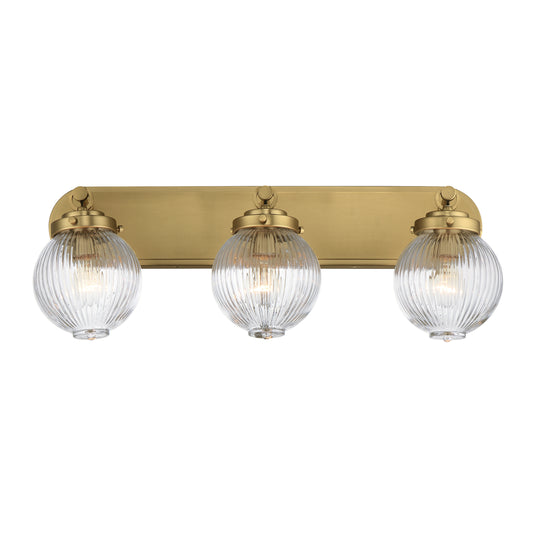 Kasbah 3-Light Bath Vanity Satin Brass by Maxim Lighting
