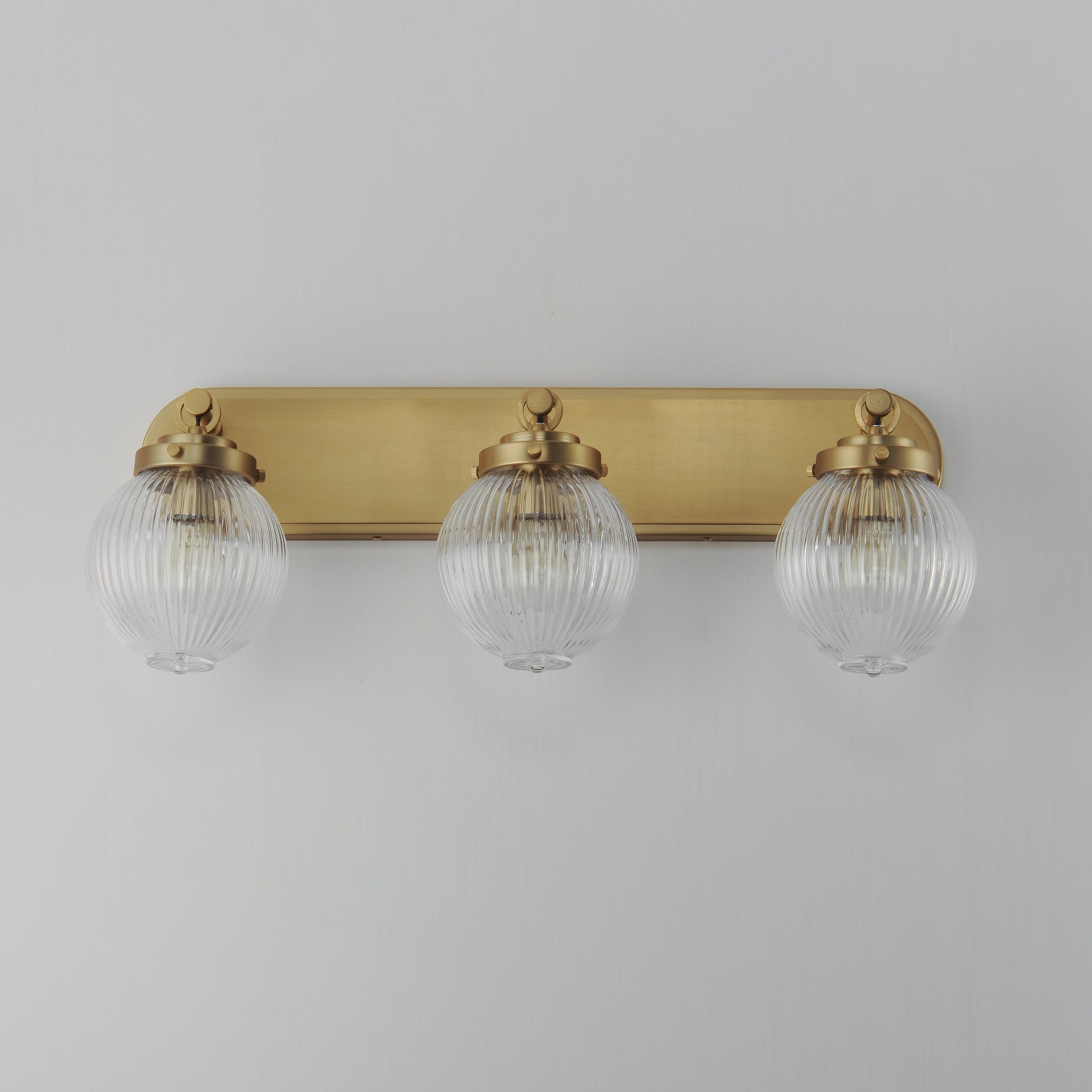 Kasbah 3-Light Bath Vanity Satin Brass by Maxim Lighting