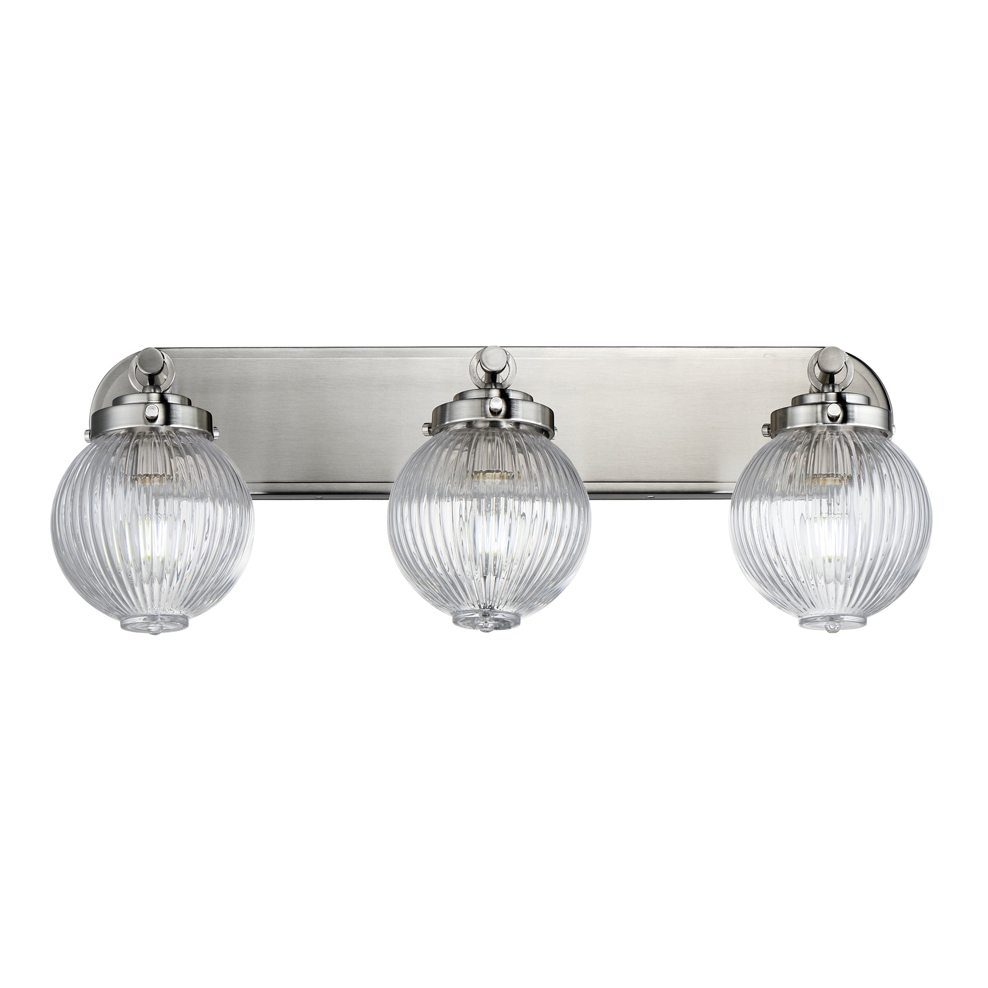 Kasbah 3-Light Bath Vanity Satin Nickel by Maxim Lighting