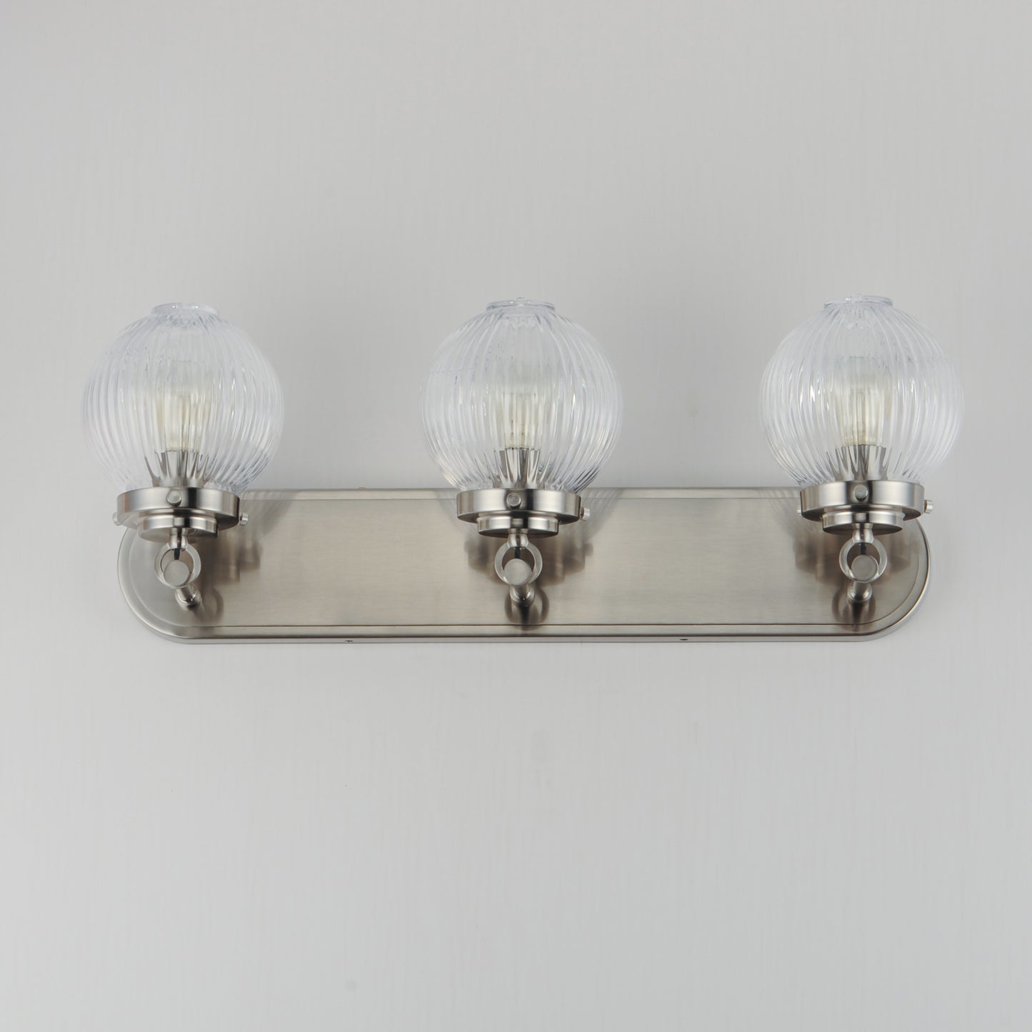 Kasbah 3-Light Bath Vanity Satin Nickel by Maxim Lighting