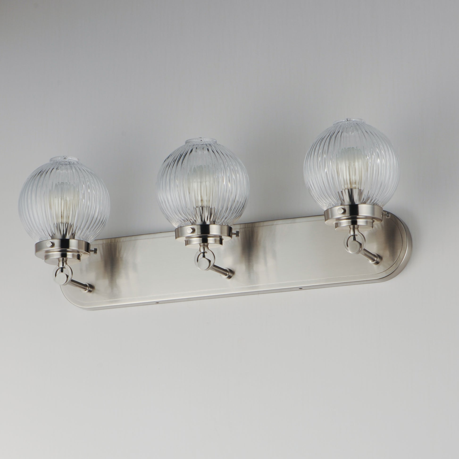 Kasbah 3-Light Bath Vanity Satin Nickel by Maxim Lighting