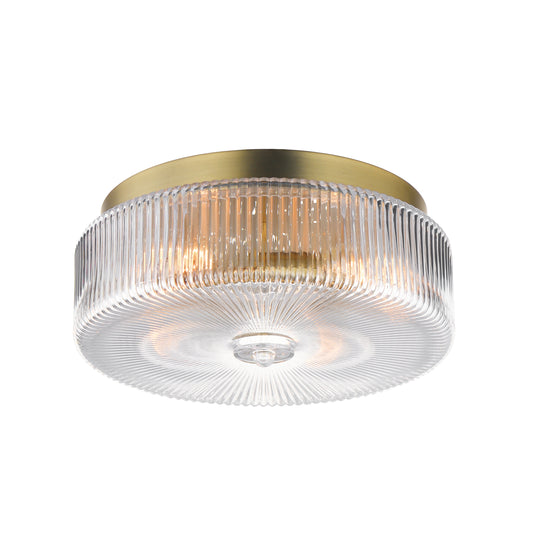 Kasbah 4-Light Flush Mount Satin Brass by Maxim Lighting