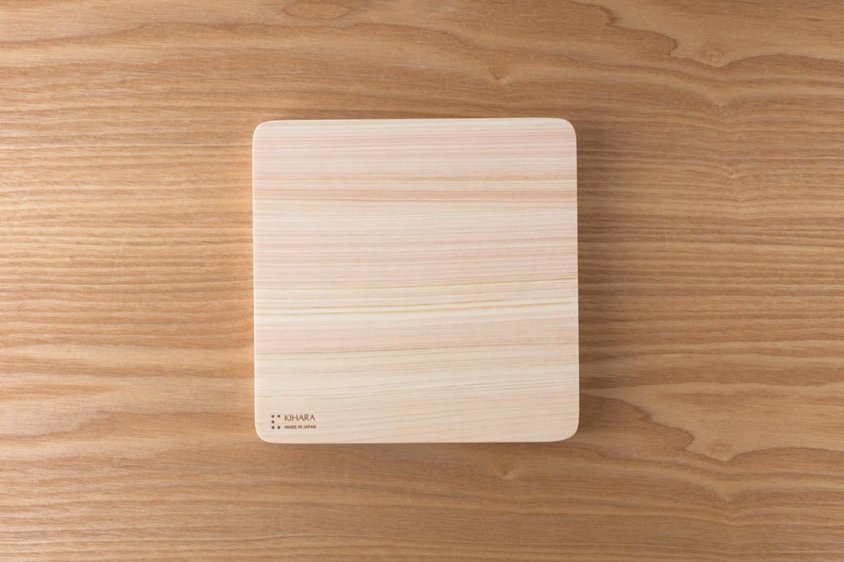 Kihara Sitaku Hinoki Cutting Board with Porcelain Plate – hinoki board on its own