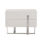 Voco Modern White Bedroom Nightstand