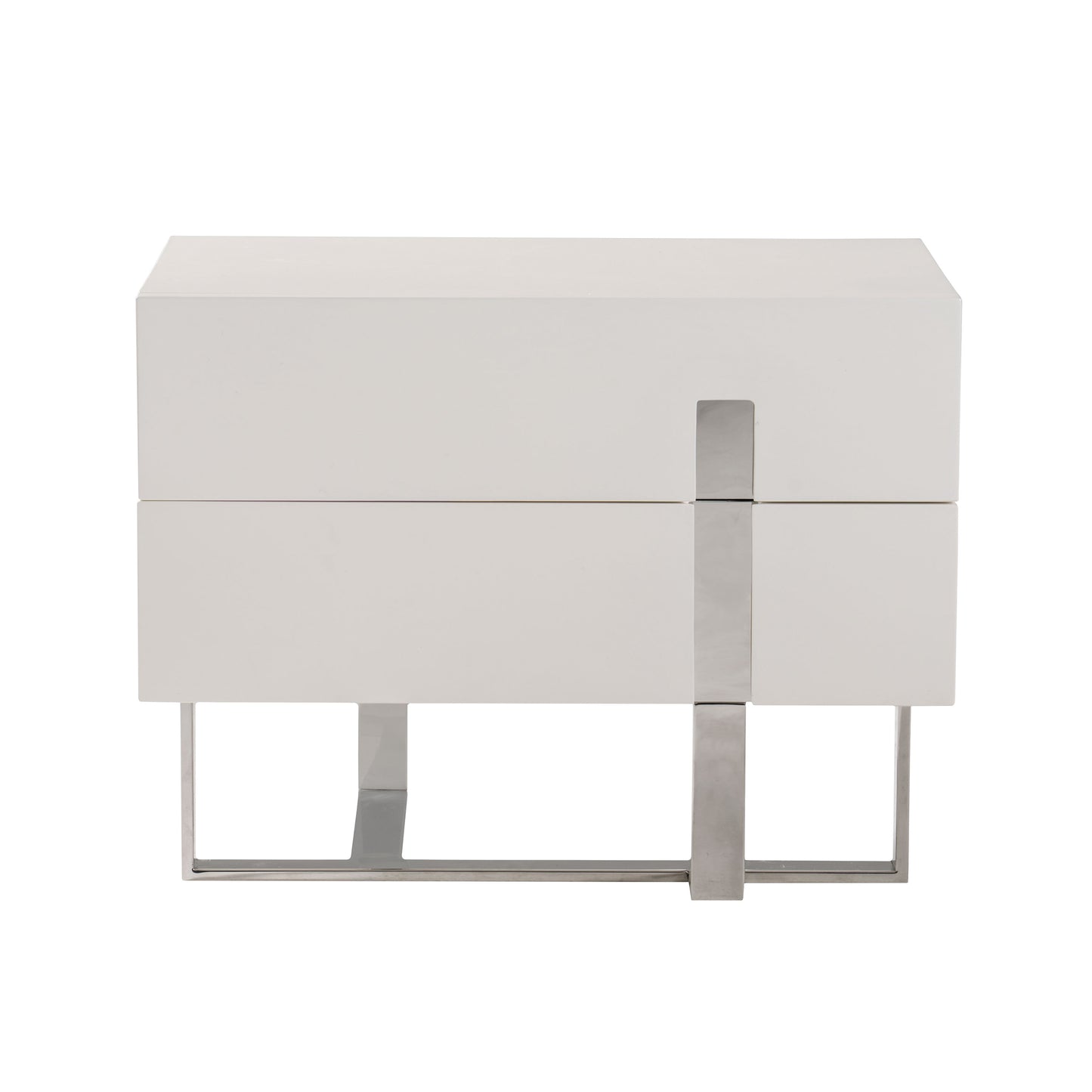 Voco Modern White Bedroom Nightstand