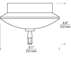 Monorail 300W Surface Magnetic Transformer by Visual & Comfort & Co